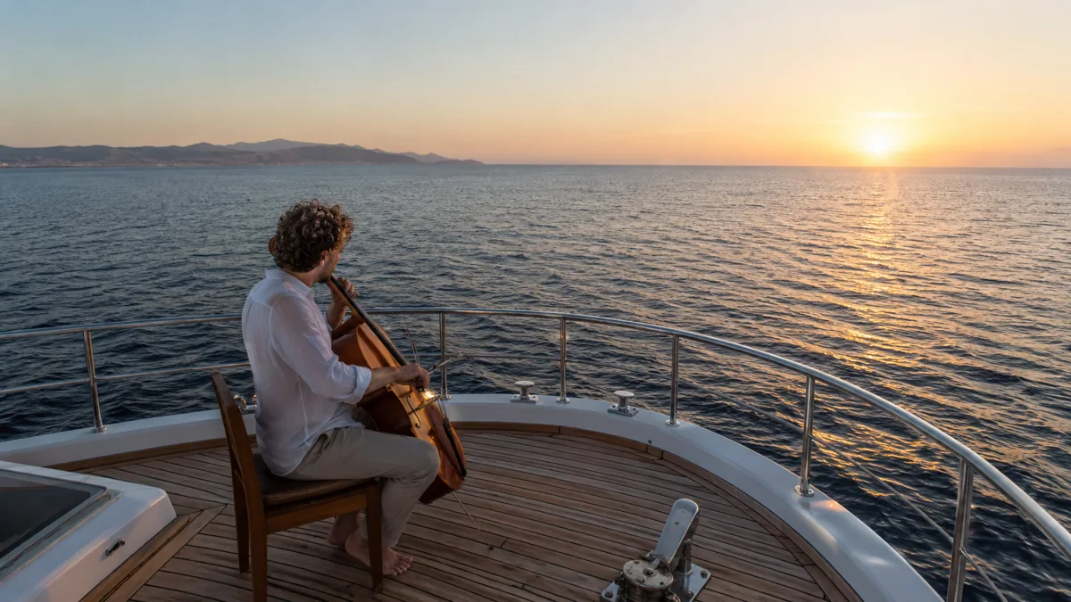 Музыка сфер / Cello Therapy at Sea
